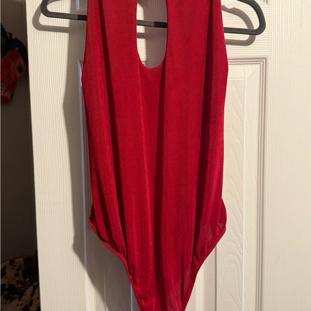 Fashion Nova Red Bodysuit